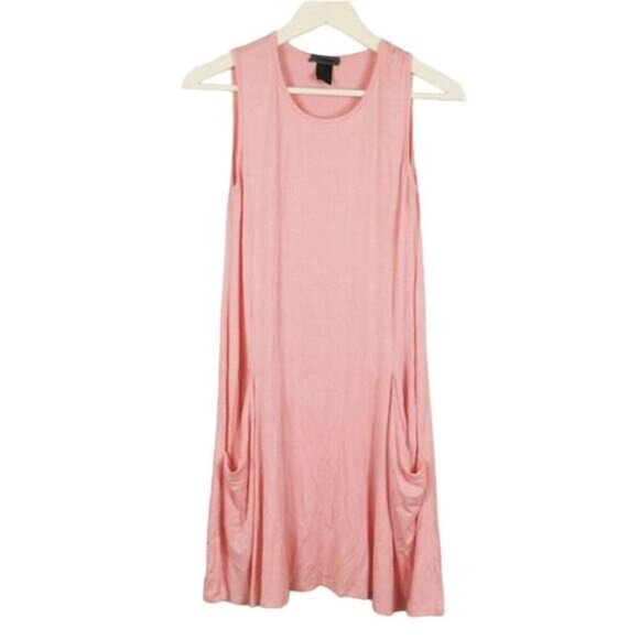 Trendyland Peach Shift Dress Pockets Women's Size Small G - Picture 1 of 5